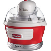 Ariete 0643/00 Party Time 12 W Dondurulmuş Yoğurt Yapan Kırmızı Dondurma Makinesi