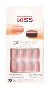 Kiss Kgn29c Yapıştırıcılı 28'li Pembe Takma Tırnak