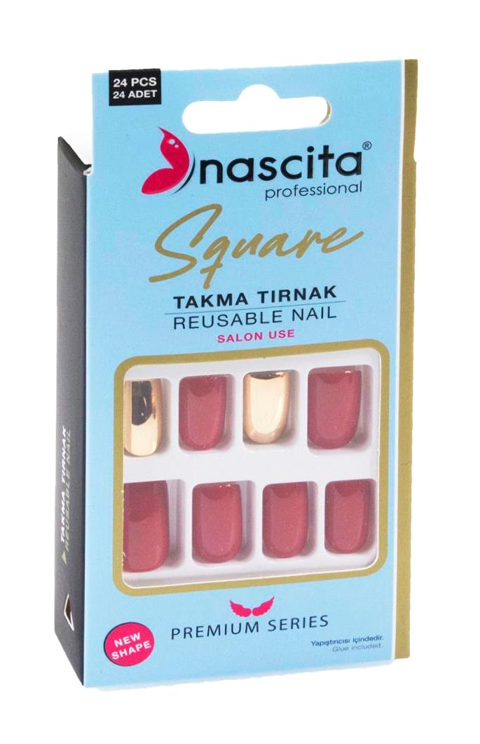 Nascita 160 24'lü Küt Çok Renkli Takma Tırnak