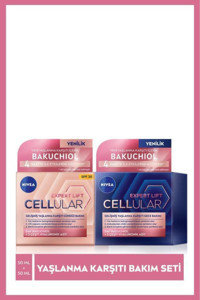 Nivea Cellular Expert Lift Nemlendirici Tüm Ciltler Anti-Aging Kırışıklık Giderici Yüz Krem 2x50 ml