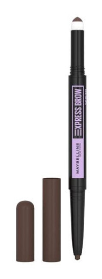 Maybelline New York Express Brow Satin Duo Suya Dayanıklı Asansörlü Çift Taraflı Kaş Kalemi Kahverengi