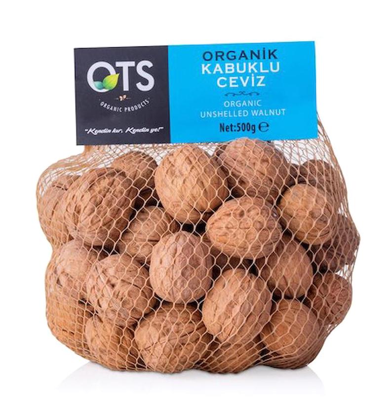 Ots Organik Organik Tane Kabuklu Ceviz 500 gr