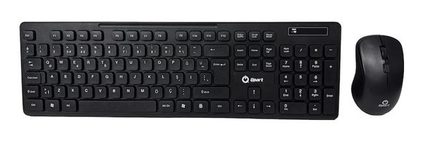 Qpart W100 Siyah Kablosuz Klavye Mouse Seti