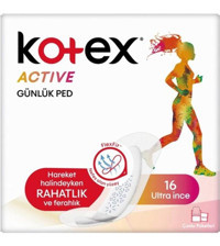 Kotex Active 16'lı Günlük Ped