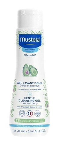 Mustela Gentle Göz Yakmayan Yenidoğan Hassas Ciltler İçin Bebek Şampuanı 200 ml