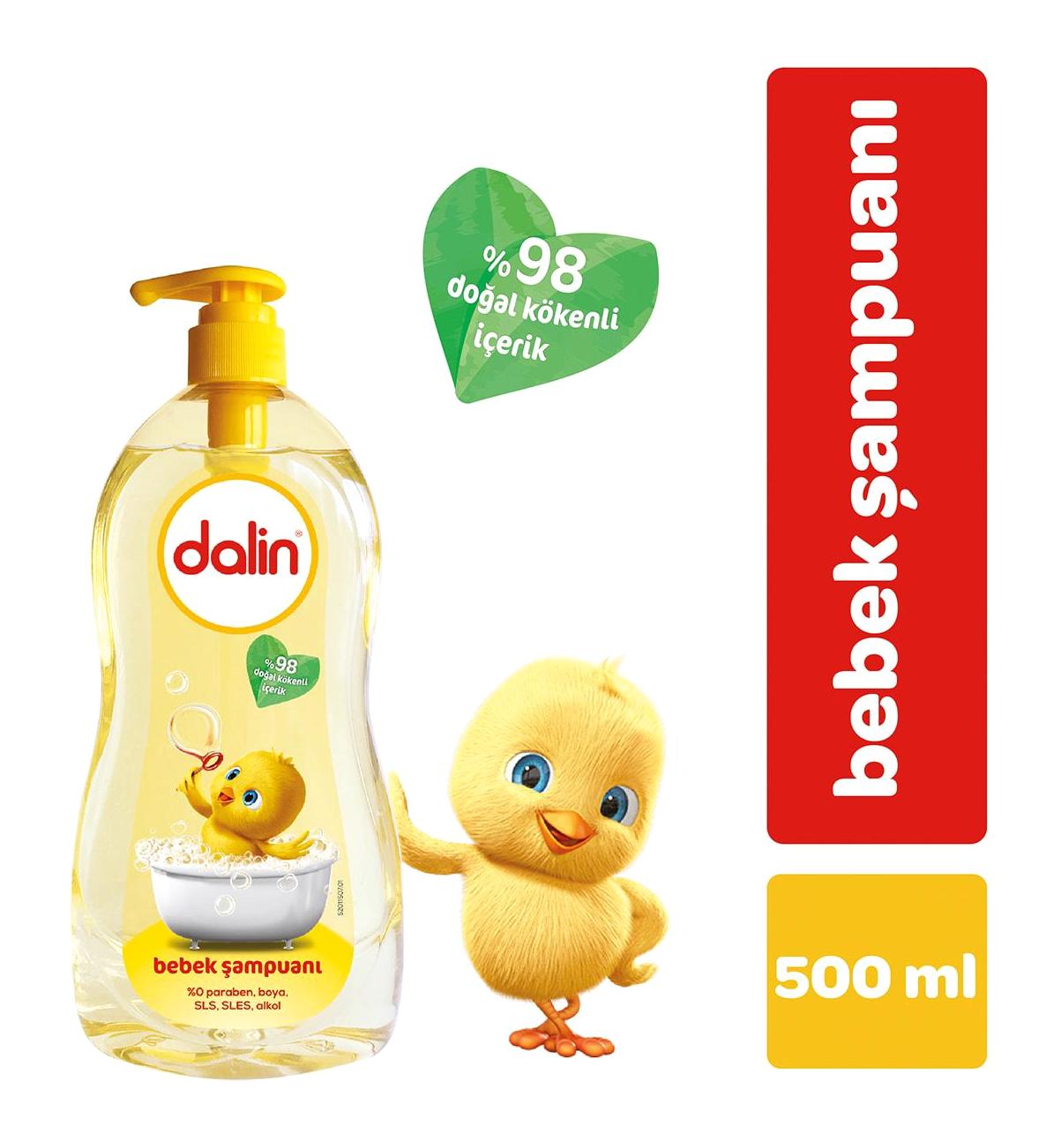 Dalin Klasik Göz Yakmayan Yenidoğan Hassas Ciltler İçin Bebek Şampuanı 500 ml