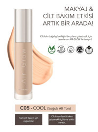 Farmasi Air Glow C05 Su Bazlı Vegan Likit Şişe Fondöten 30 ml