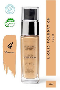 Pharma Acqua Long Lasting Liquid 04 Vegan Likit Serum Fondöten 30 ml