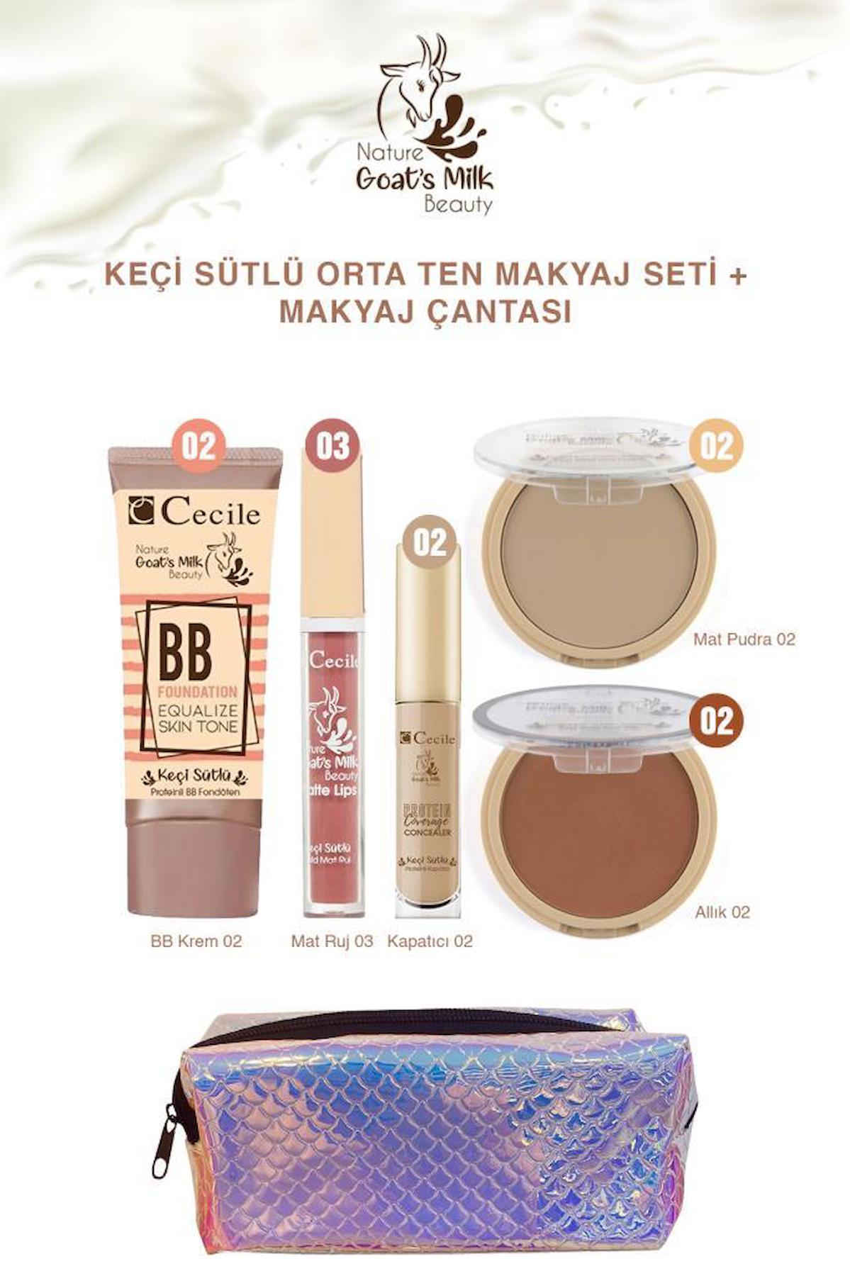 Cecile Buğday Ten Kutulu Makyaj Seti