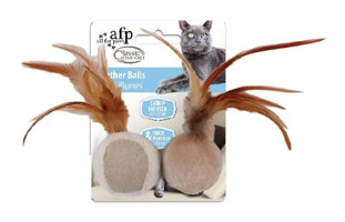 Afp Classic Comfort Hareketli Peluş Tüylü Isırma Yavru-Yetişkin Top Kedi Oyuncağı