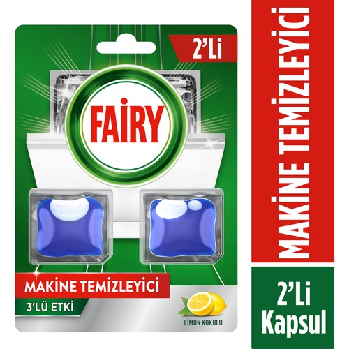 Fairy 2 Adet Kapsül Bulaşık Makinesi Temizleyici