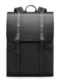 Mark MUKE 2 MR-1622 Gözlü Korumalı Su Geçirmez Kumaş 15.6 inç Sırt Laptop Çantası Siyah