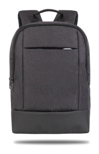 Classone BP-TW1704 Gözlü Su Geçirmez Tekstil 17 inç Sırt Laptop Çantası Gri