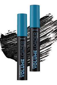Avon Supershock Volume Loader Hacim Veren Suya Dayanıklı Blackest Black Maskara 2'li