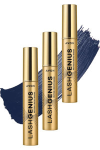 Avon Lash Genius Hacim Veren Suya Dayanıklı Lacivert Maskara 3'lü
