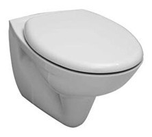 Serel Basic 52 cm Seramik Kanalsız Arkadan Çıkışlı Gömme Duvara Sıfır Asma Klozet Beyaz
