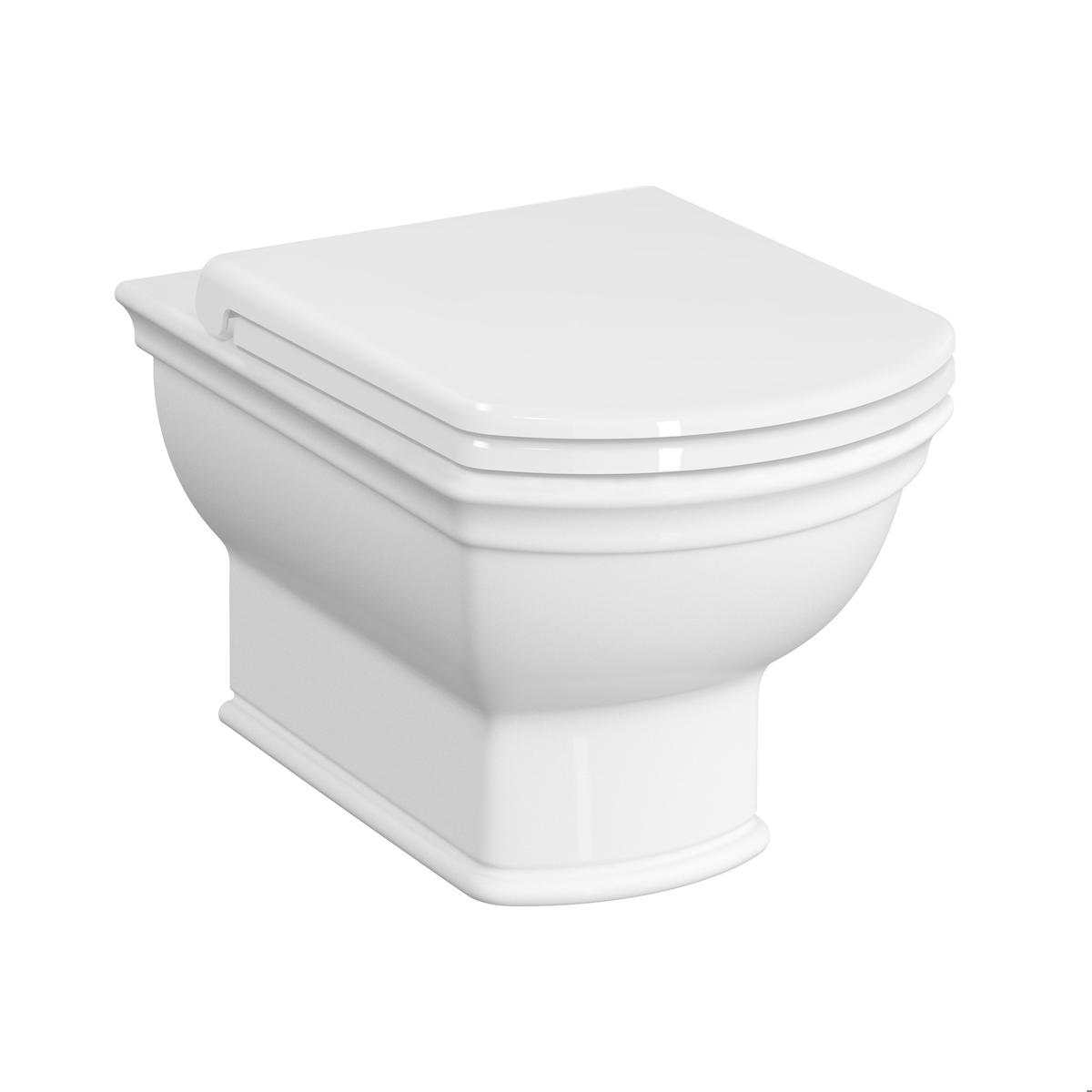 Vitra Valarte 7805B003-0090 54 cm Seramik Kanallı Arkadan Çıkışlı Asma Klozet Beyaz