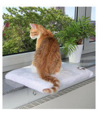 Trixie Yıkanabilir 51 x 36 cm Sepet Kedi Yatağı Beyaz
