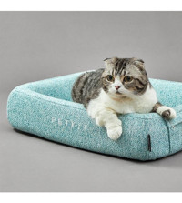 Petkit 67 x 51 x 12.5 cm Sepet Kedi Yatağı Mavi
