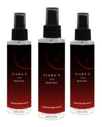 Tiaras Him Nemlendirici Erkek Vücut Spreyi 3x150 ml