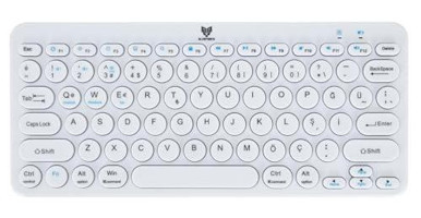 Blueforce Bt-k95 2.4Ghz Türkçe Q Kablosuz Gümüş Standart Klavye