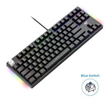 Havit Gamenote KB890L İngilizce Q RGB Blue Switch Kablolu Siyah Mekanik Klavye