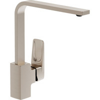 Artema Root Square A4275334 Çift Girişli Aç Kapa Eviye Bataryası Nikel