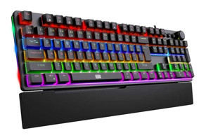 Dragos Natus Rainbow Makro Türkçe RGB Red Switch Kablolu Siyah Mekanik Klavye