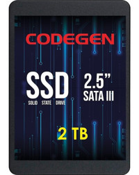 Codegen CDG SATA 3.0 2 TB 2.5 inç SSD