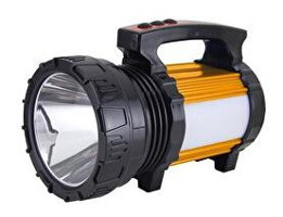 Panther PT-8817 Basmalı LED Pilli-Şarjlı El Feneri Sarı-Siyah