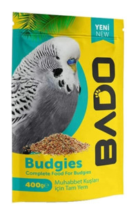 Bado Kabuksuz Tahıllı Vitaminli Muhabbet Kuşu Yemi 400 gr
