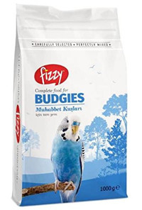 Fizzy Kabuksuz Karışık Vitaminli Muhabbet Kuşu Yemi 1 kg