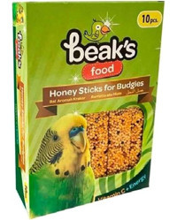 Beak's Kabuksuz Ballı Vitaminli Muhabbet Kuşu Yemi 10'lu