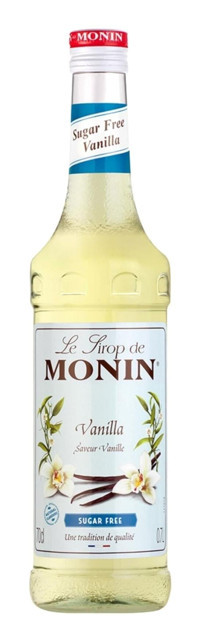 Monin Şekersiz Vanilya Aromalı Kahve Şurubu 700 ml