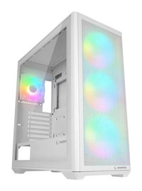 Rampage Vortex RGB Mesh 4 Fanlı Beyaz Dikey Kullanım E-ATX Oyuncu Bilgisayar Kasası