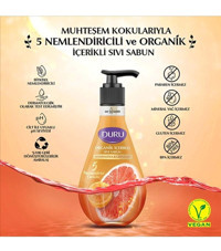 Duru Greyfurt-Mandalina Nemlendiricili Organik Köpük Sıvı Sabun 500 ml Tekli