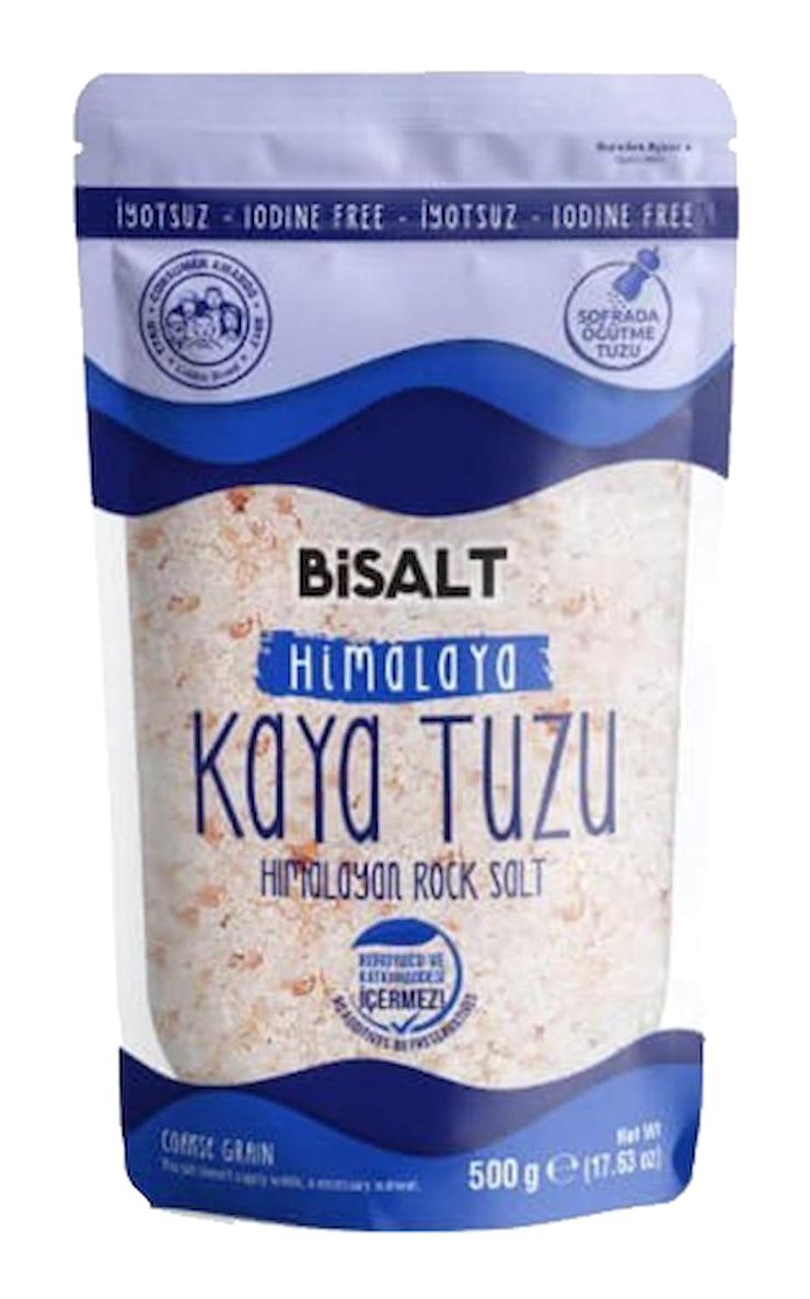 Bisalt İyotsuz Kaya Himalaya Tuzu Paket 12x500 gr