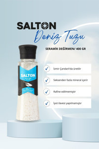 Salton İyotsuz Kristal Deniz Tuzu Değirmen 325 gr