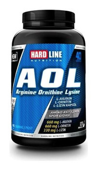 Hardline Nutrition Aol Kompleks BCAA 120 Adet Kapsül