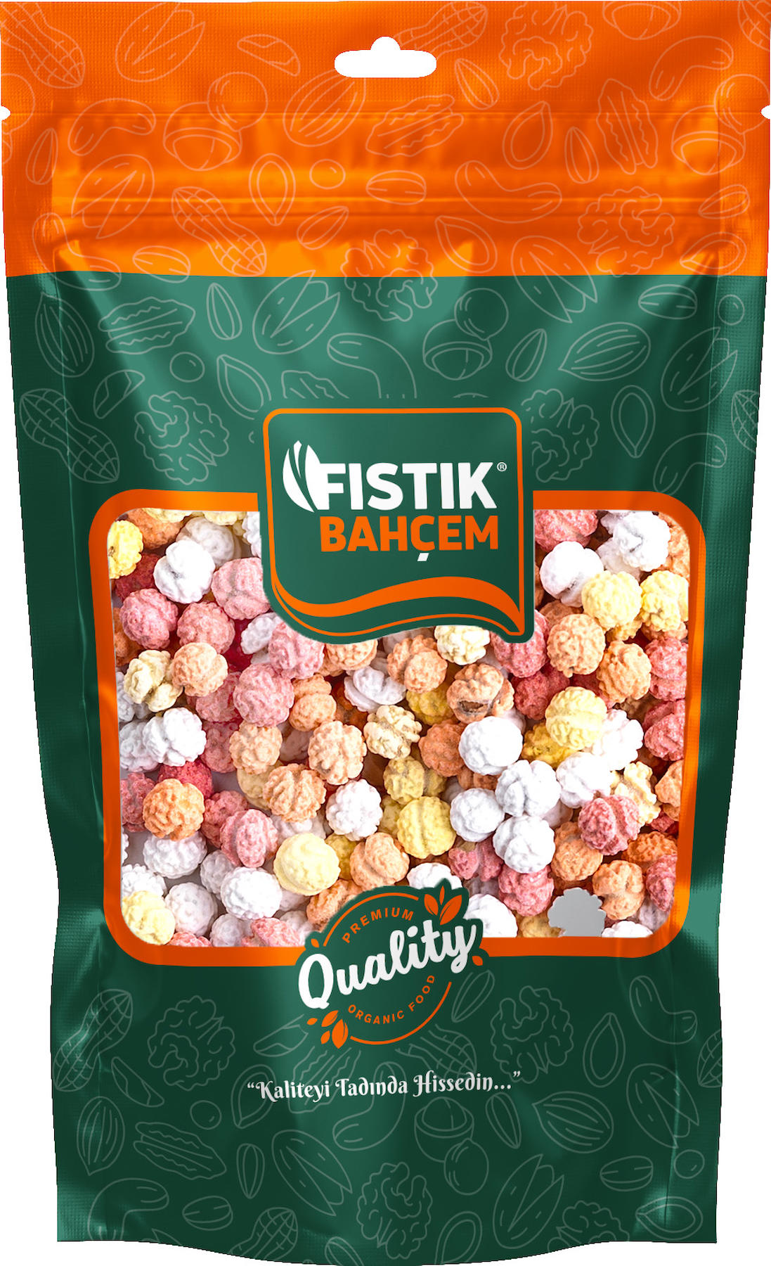 Fıstık Adası Kavrulmuş Tuzsuz Şekerli Renkli Leblebi 1 kg