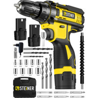 Steiner 128 V 10 Ah Darbeli Çift Akülü Vidalama Makinesi