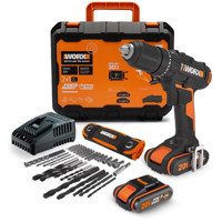 Worx Wx370 1.4 V 2 Ah Darbeli Çift Akülü Vidalama Makinesi