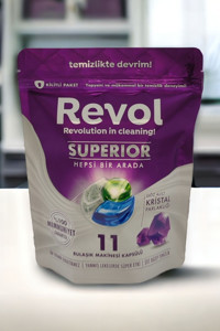 Revol Superior Hepsi Bir Arada Tablet Bulaşık Makinesi Deterjanı 11 Adet