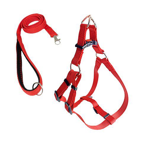 CecePet Ayarlanabilir Göğüs Köpek Tasması Kırmızı