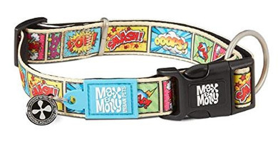 Max & Molly Smart ID Comic Ayarlanabilir Boyun Köpek Tasması Çok Renkli