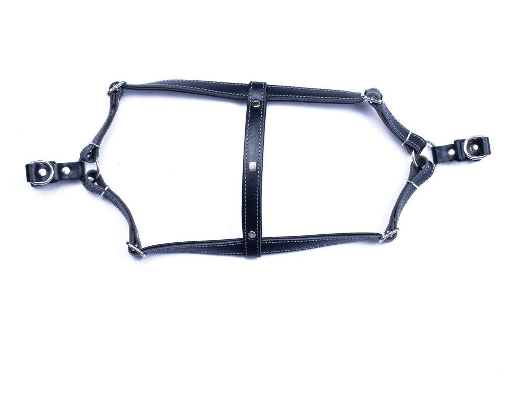 Doggie Ayarlanabilir 35-40 cm Göğüs Köpek Tasması Siyah