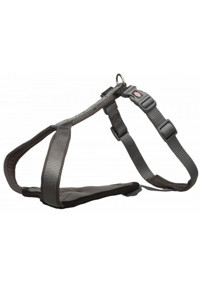 Trixie Premium Ayarlanabilir 37-45 cm Göğüs H Tipi Köpek Tasması Gri
