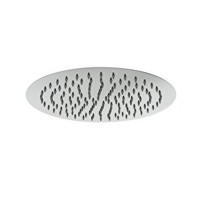 Aqua Bagno Largo Krom Yuvarlak Yağmur Tepe Duş Başlığı Gümüş