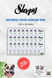 Sleepy 28 AL 26 ÖDE Sleepy Natural Ultra Hassas Günlük Ped Uzun 32 Adet ve ROSIE