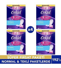 Orkid Günlük Normal 48 Li 4 Paket Toplam 192 Adet